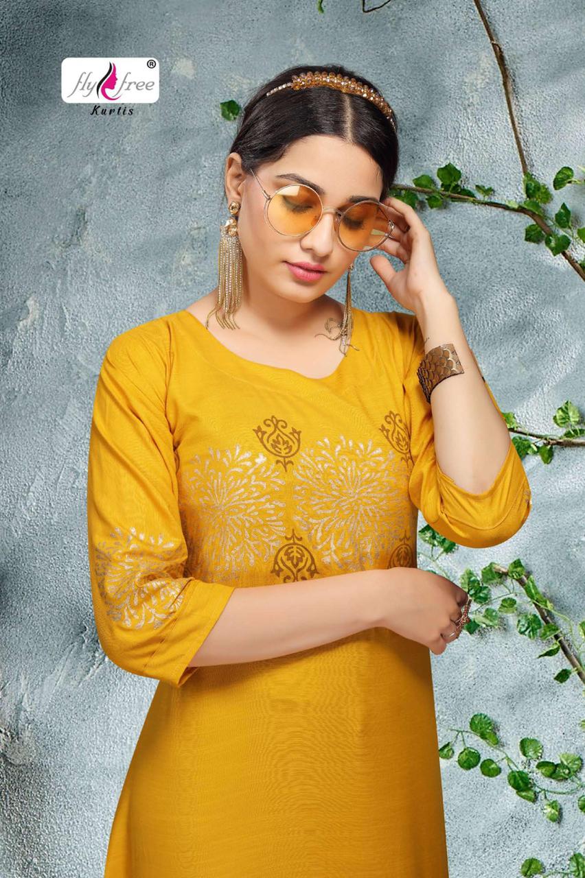 Fly Free Krisha 2 Fancy Ethnic Wear Designer Fancy Kurti Collection